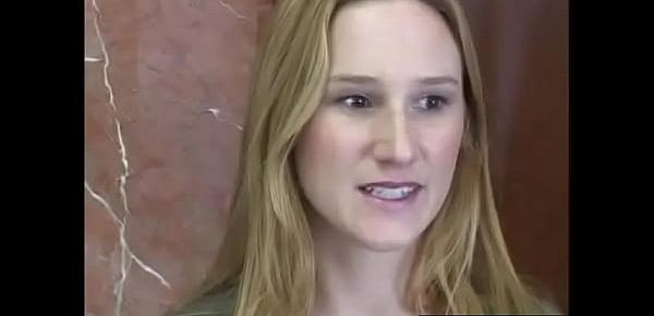 Extremely pretty teen next door brings an unassuming charm to this scene that will get your dick rock hard